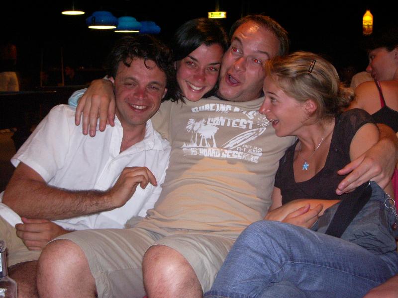 IMGP2451 Au billard - Xavier, Roulie, Arnaud, Marine 
